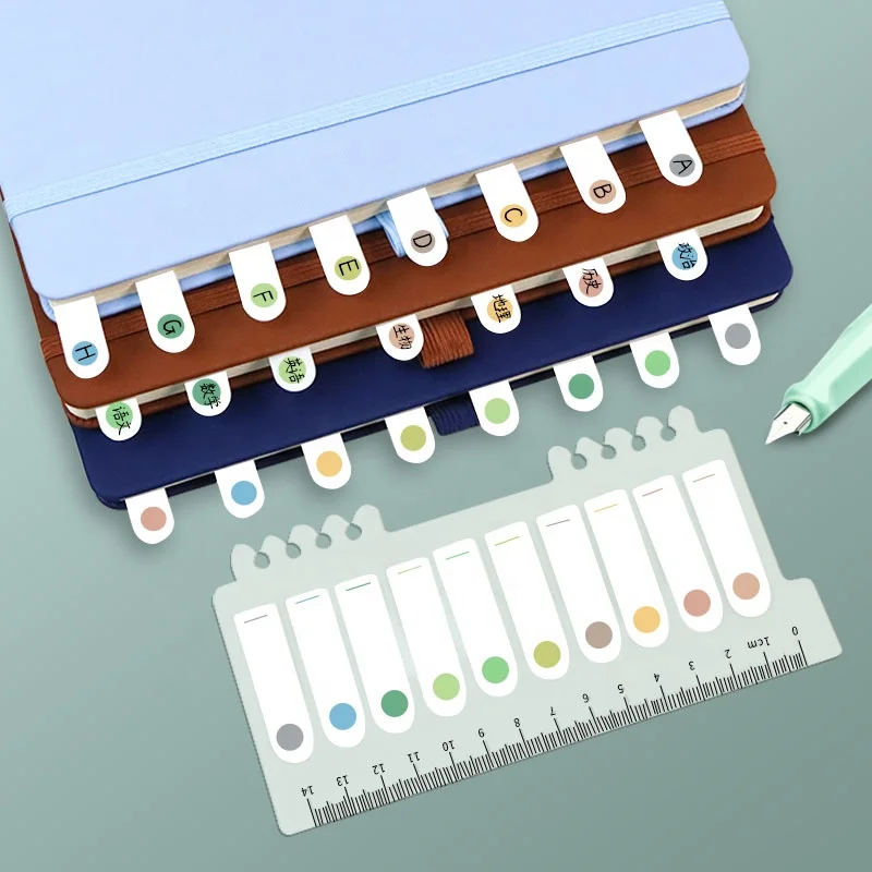 Pretty morandi series PET memo pad notebook label sticky post note flags writable 200 pcs/pack children school office supply