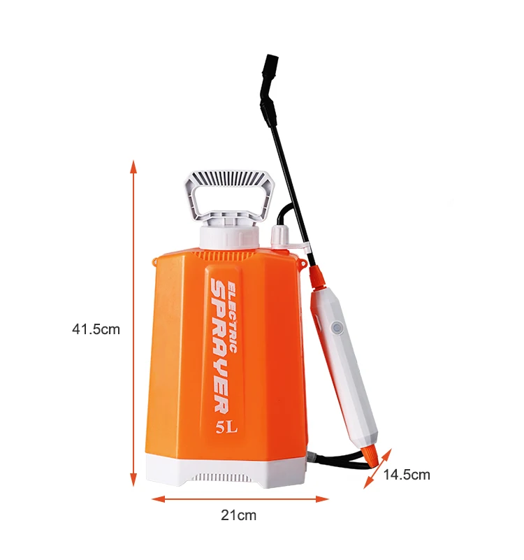 Agricultural Battery powered hand knapsack sprayer pump garden backpack spray 5 litres electric liquid fertilizer