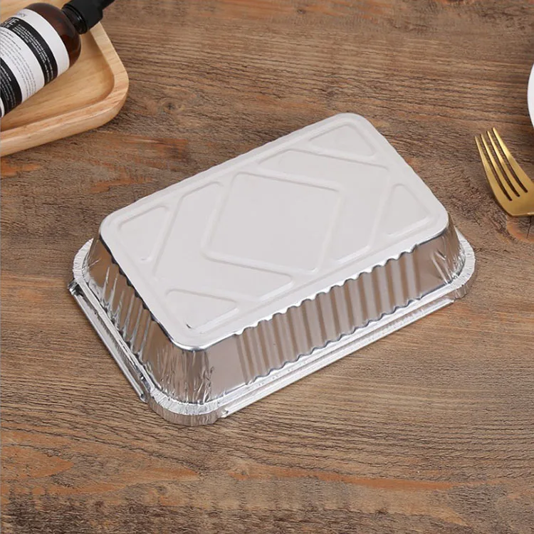 Одноразовая алюминиевая фольга в стиле Ближнего Востока 8389 контейнеров с крышками