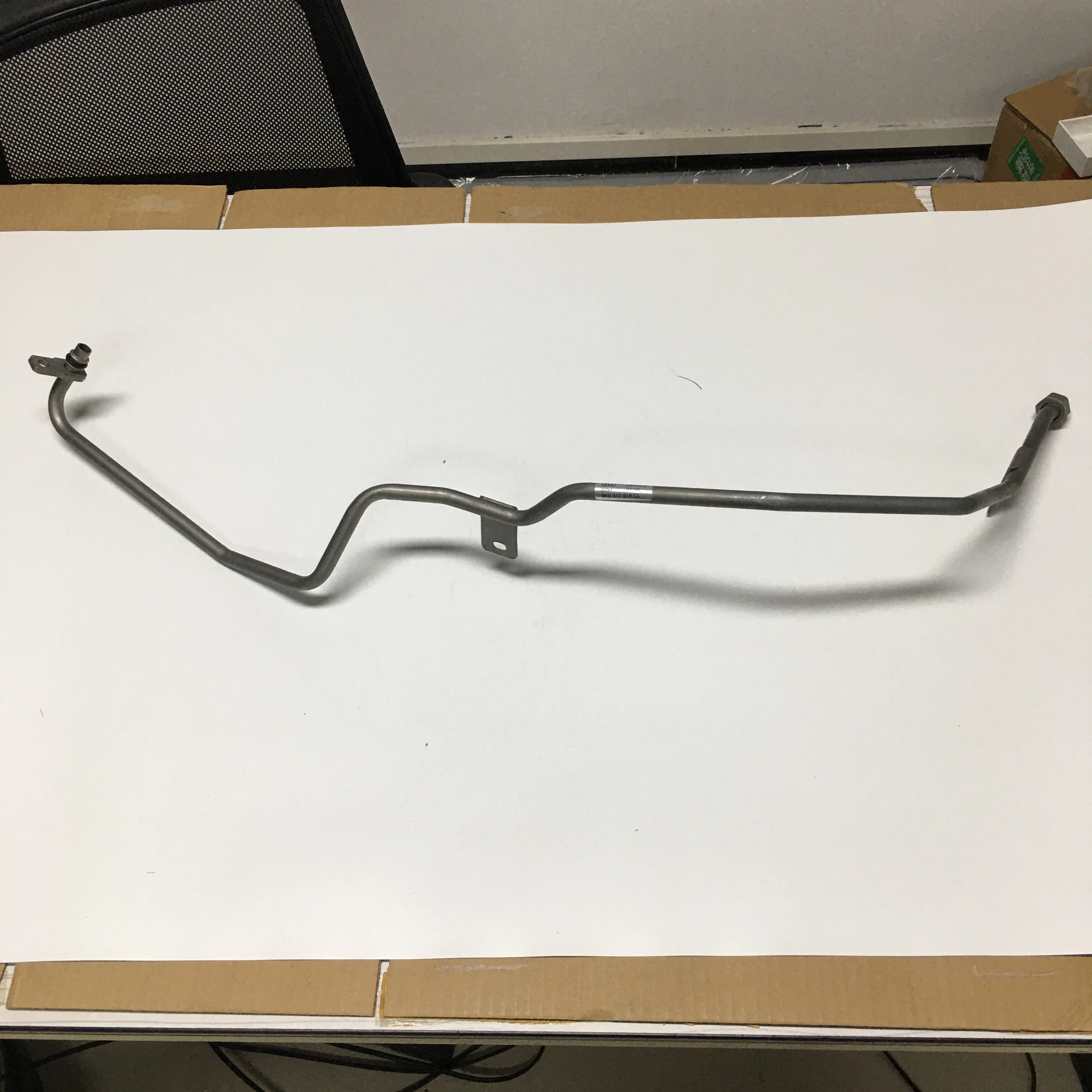 Transmission Gearbox Oil Cooler Oil Pressure Pipe For  8K0317817CL 8K0317818CL