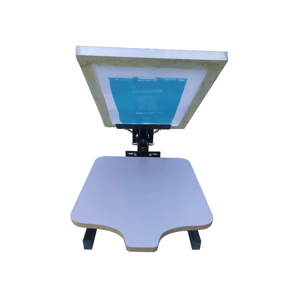 Manual 1 Color 1 Station Silk Screen Printing Machine 1-1 Press DIY T-Shirt Printing for Bulk Wholesale