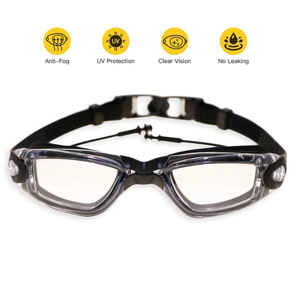 Best Price  Swimming Goggles  Silicone Swim Goggles Anti Fog Anti UV