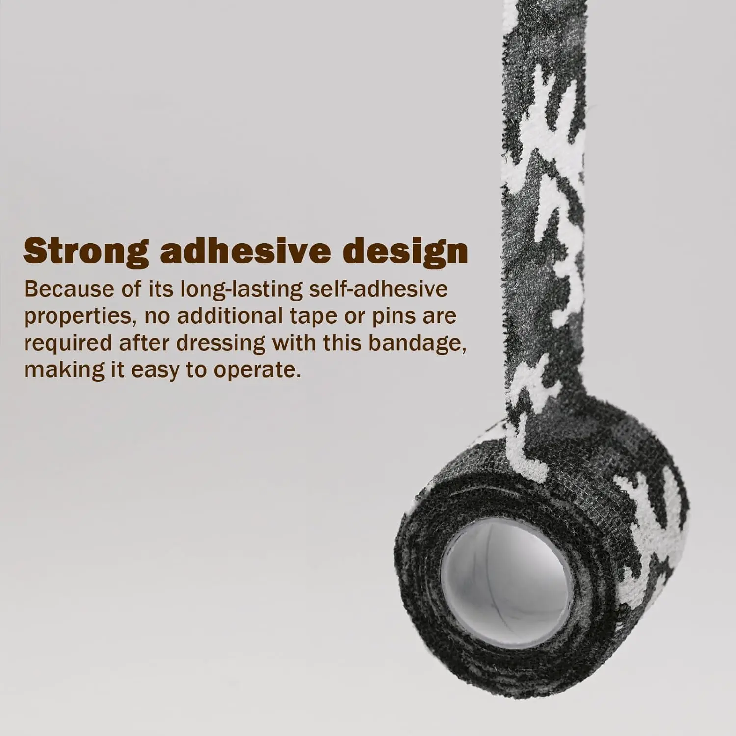 Factory Price Self-Adhesive Tape Bandage Print Elastic Tape Flexible For Humans Pets self adhesive bandage for pets