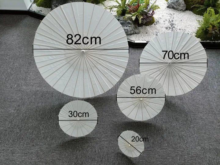 1pc Silk Cloth Women Umbrella Japanese Cherry Blossoms Ancient Dance Decorative Umbrella Chinese Oil Paper Umbrellas