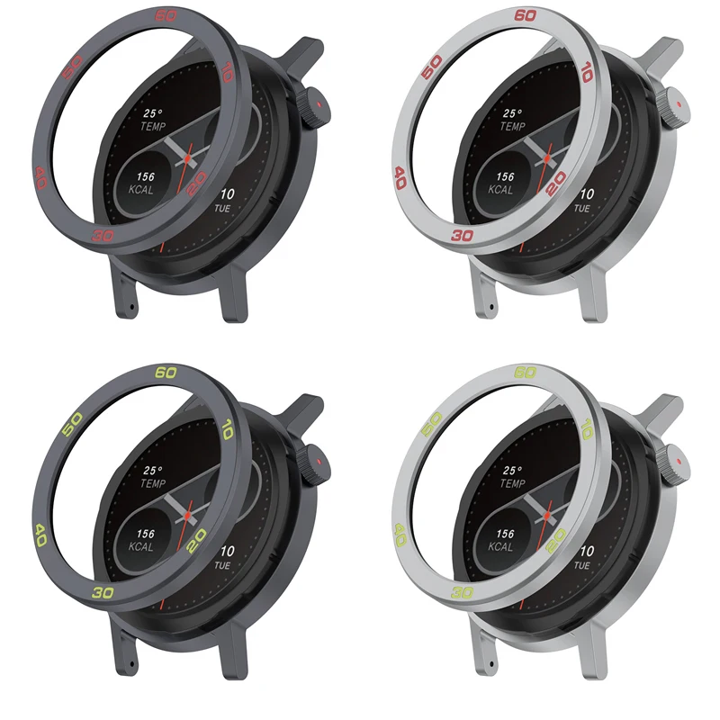 Metal Alloy Case Cover Rings for CMF by NOTHING Watch Pro2 Bezel Tempered Glass Anti Scratch Collision Screen Protector