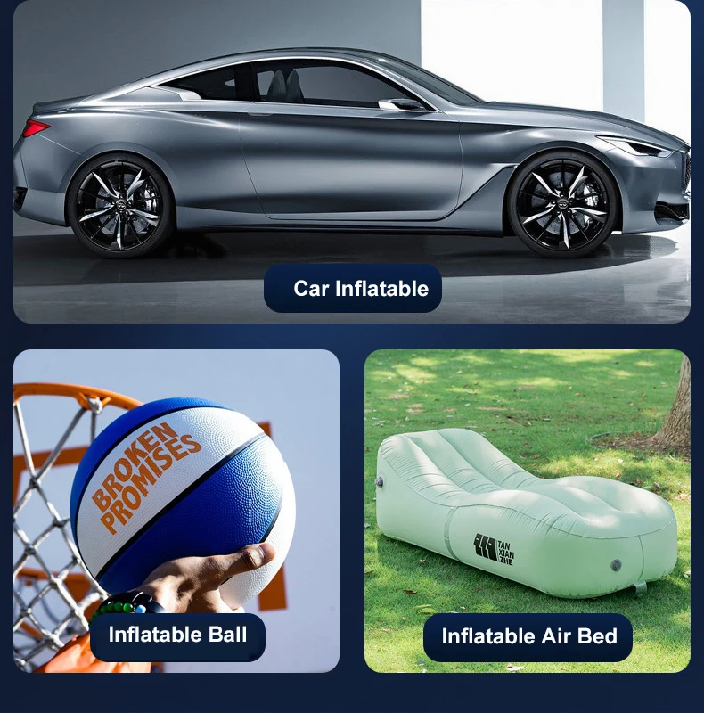 Cordless Wireless Portable Multi-Function Air Pump for Car Tires