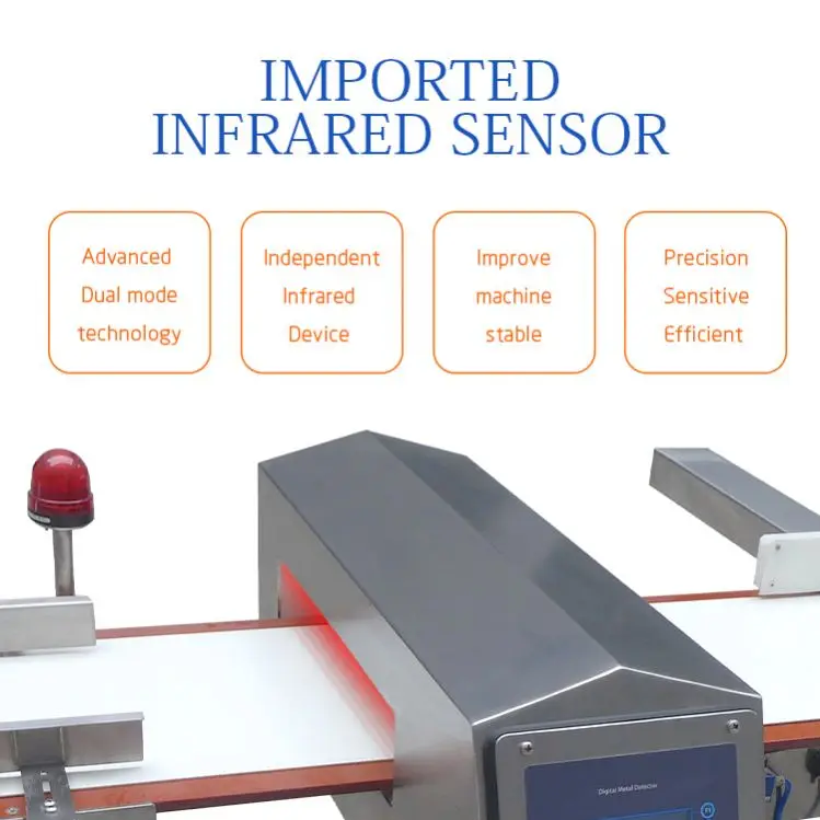 New Product Foodfood Grade Metal Detector Metalmetal Detector For Food Processing De Metalesfood Industry