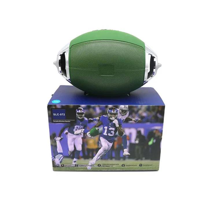 
ZZYD FM Radio TF card USB SLC-072 Portable Bass Wireless BT Speaker Football New Design Mini Speaker 