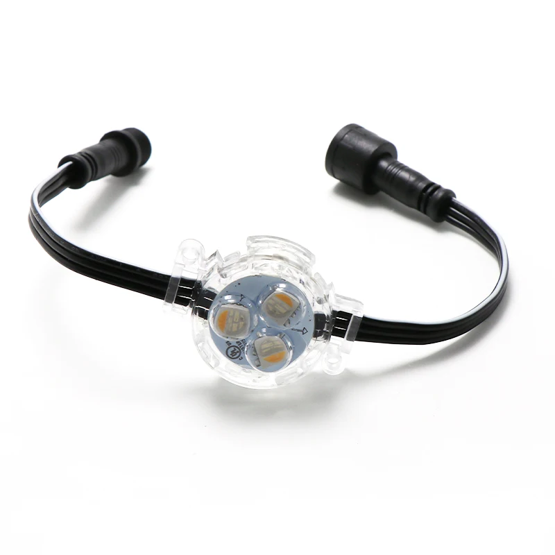 Outdoor Sting Lights 100ft Smart Wifi Control 2811 Programable Pixel Light Led Permanent Holiday Lighting