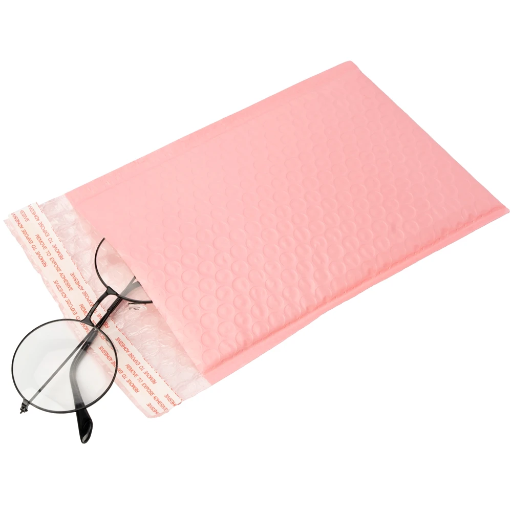 Custom Printed Black Shipping Wrapping Padded Paper Bubble Mailer Bags / Bubble Envelope Wholesale