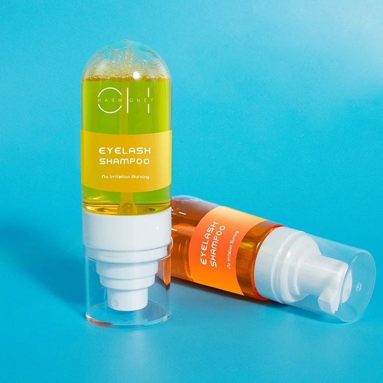 Eyelash Glue Cleanser Lash Extensions Eyelash Cleansing Gel Skin Friendly Foam Cleanser Deep Clean Shampoo Liquid Set