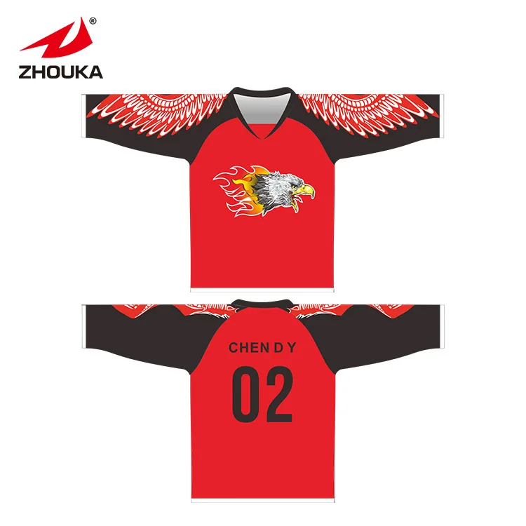 Athleisure jersey Sublimation Ice Hockey Training Jerseys Ice Hockey Jersey