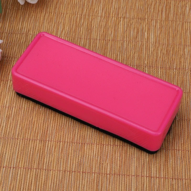 Magnetic office felt customized chalkboard plastic PP+EVA dry blackboard whiteboard eraser