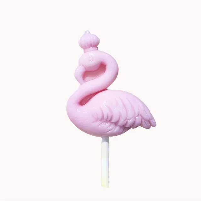 
New Sugar Free Multicolor Animal Shaped Mixed Flavor Vissil Lollipop 