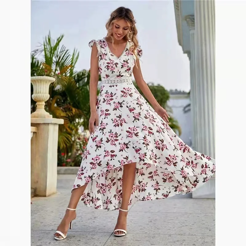 Sell High-Quality Good Price Womens Dresses Casual Summer Passion Bright And Clear Youth Clean Sexy Dress Women