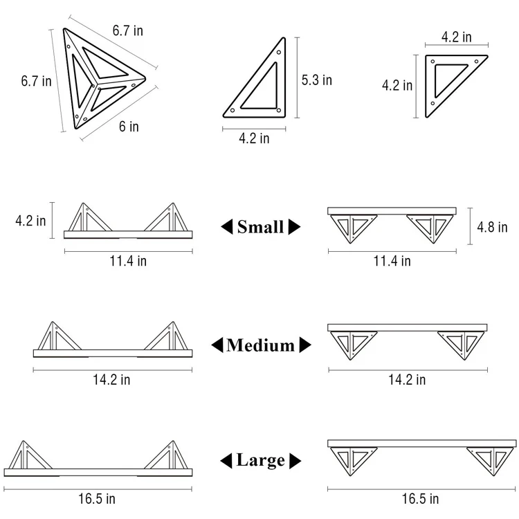 The Best Selling Simplicity Accepts Customization Wall Rack Wood Shelf