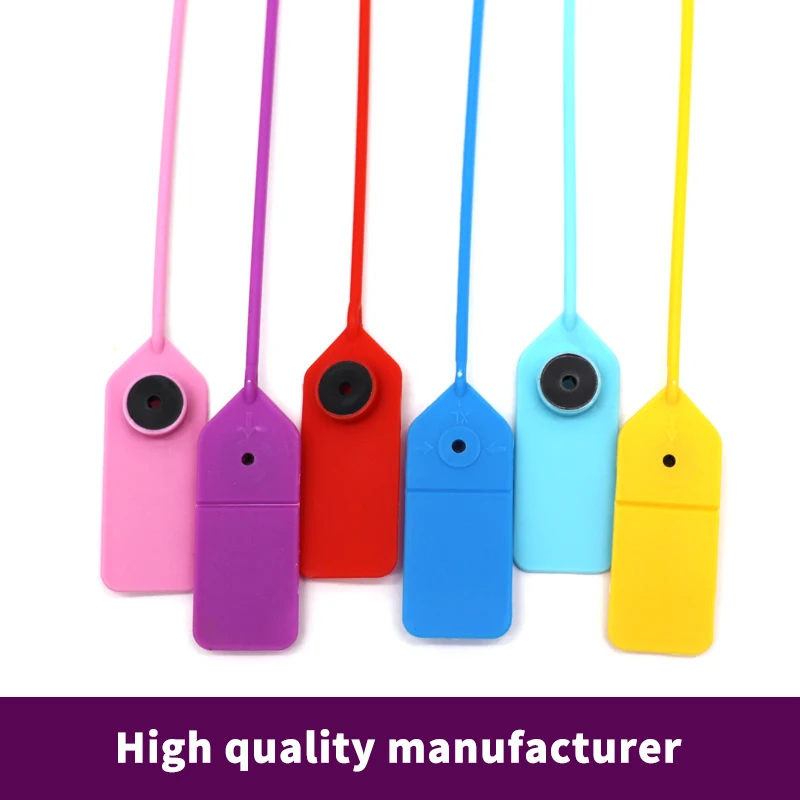 OY-PS106 High security tamper proof barcode pull tight plastic seals