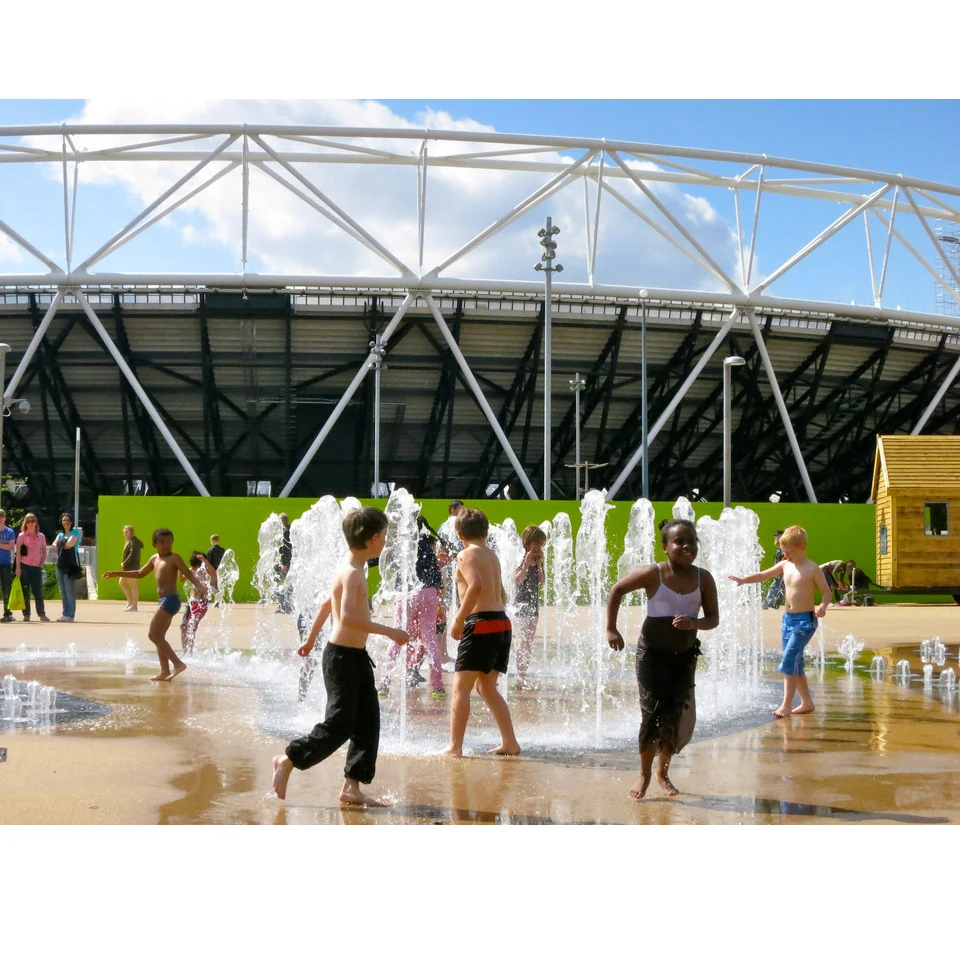 the latest variable speed programmable DC24V dmx512 music dancing fountain  outdoor square floor water fountain