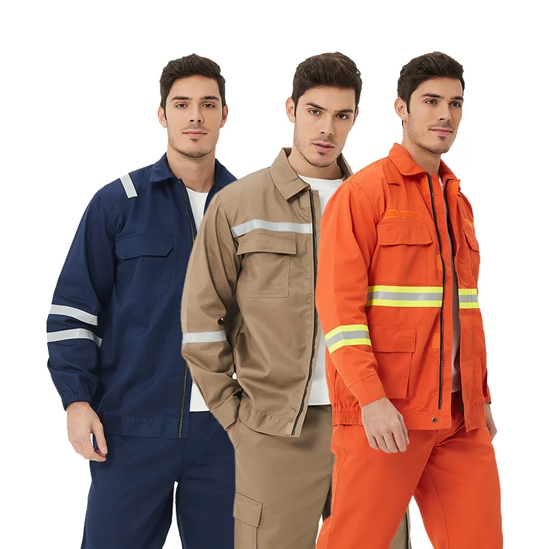 Safety Workwear Uniforms Breathable Dust-Proof Water-Resistant Coverall Industrial Suit Overall for Construction Workers