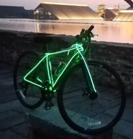Outdoor Bicycle EL LED safty warning Decoration light