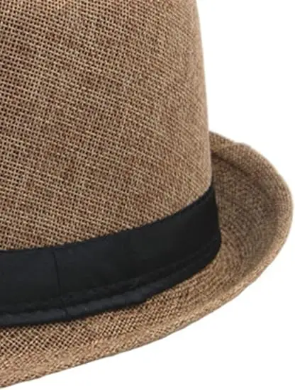 Wholesale Straw Hat High Quality for Men Hat Short Brim Summer Beach Straw Sun Hats
