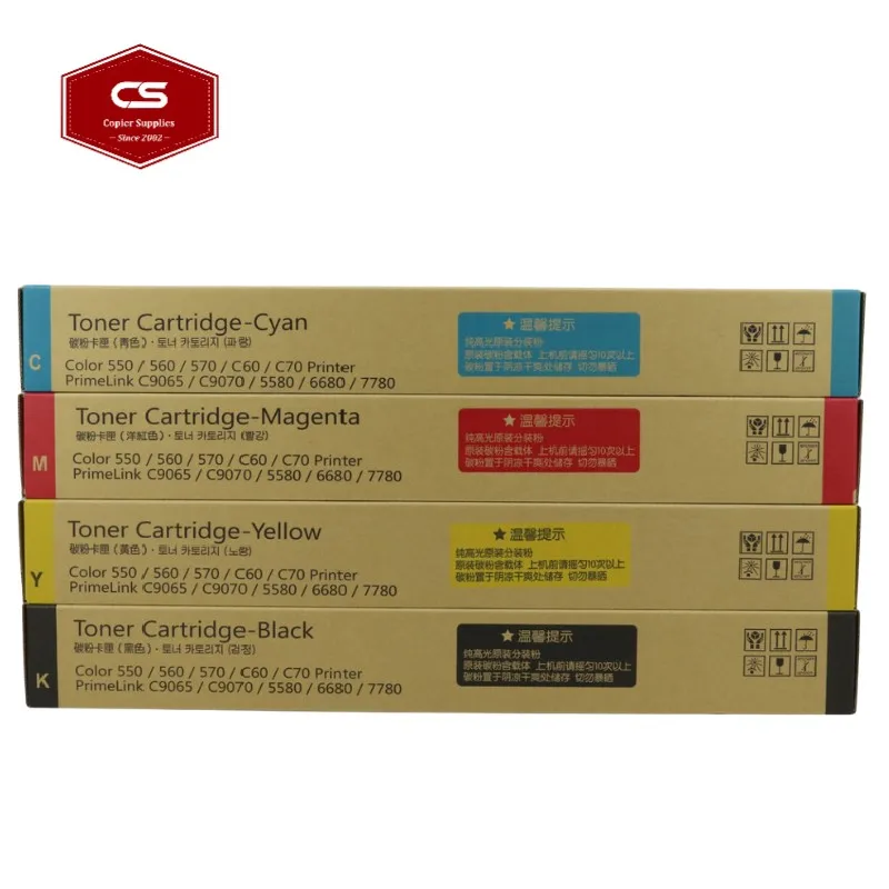 Original Refill Toner Cartridge For Xerox PrimeLink C9065 C9070 5580 6680 7780 Color 550 560 570 C60 C70 Copier Toner Powder