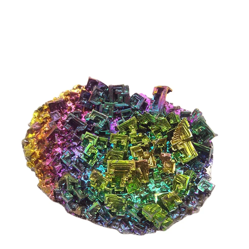 Wholesale Bismuth Crystal Iridescent Rainbow Mineral Specimen for home Decoration