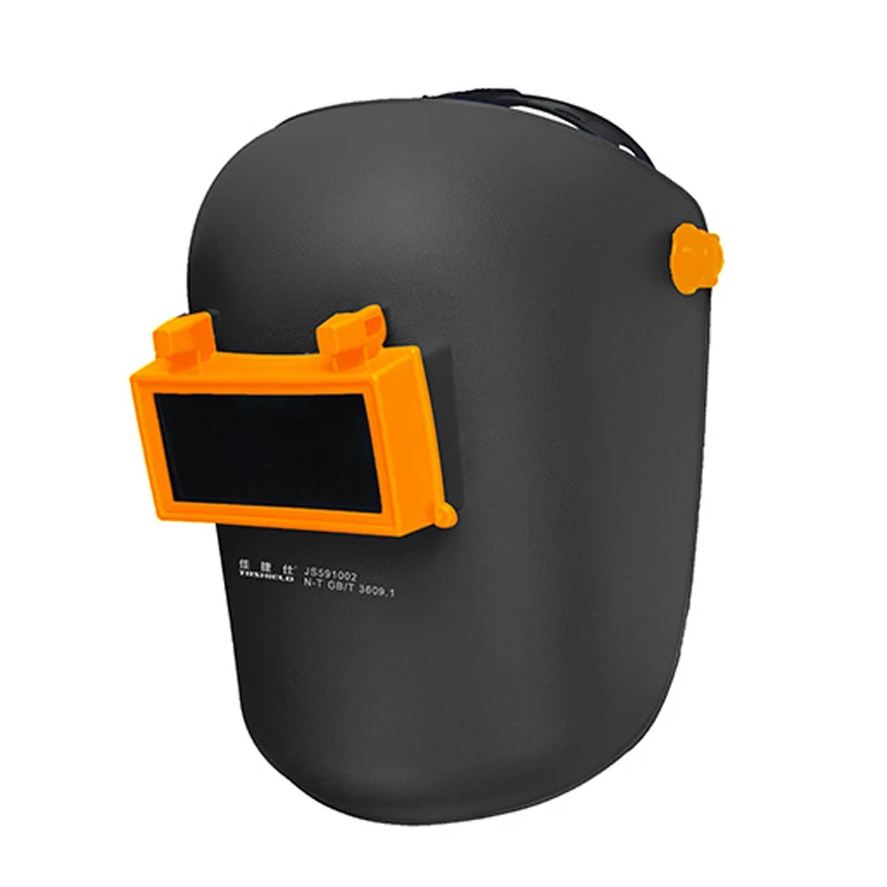 JS591002 High Quality With Good Protection Black Welding Machine Face Mask Head-Mounted Welding Helmet Mask