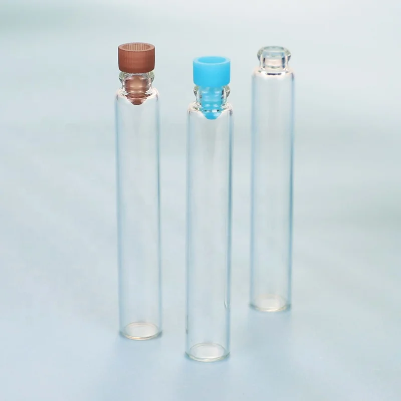 
Hot Selling Custom Private Label 3ml Essential Oil Glass Vials With Rubber Stopper 