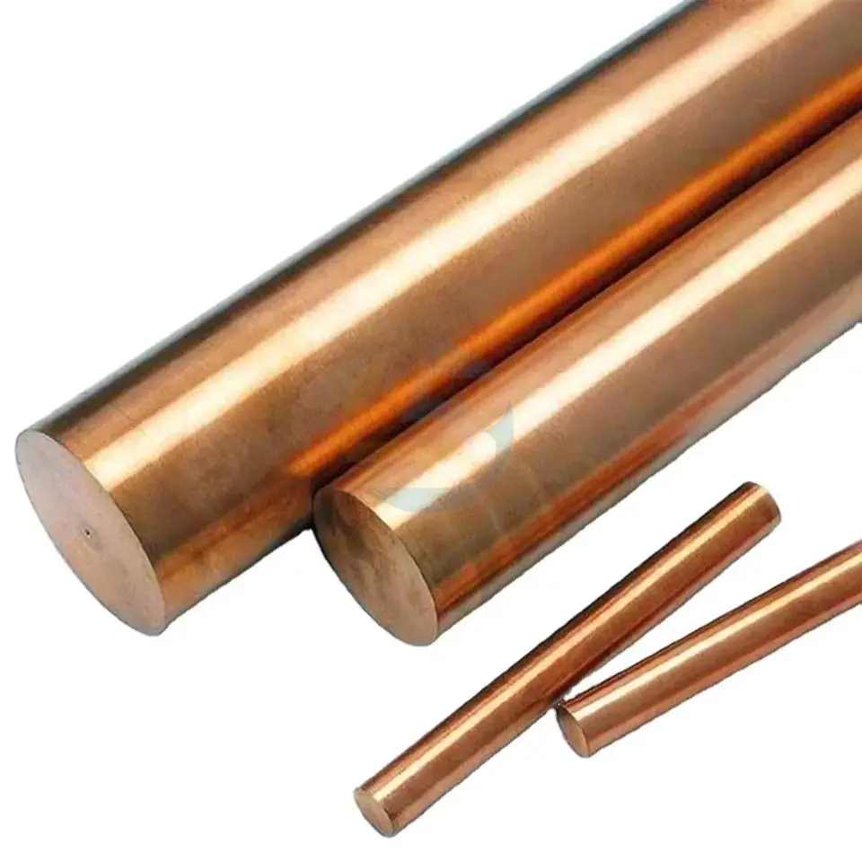 Top Quality C1011 C1020 C1100 Copper Rod 99.9 Pure Copper T2 Copper Bus Bar