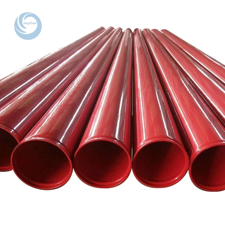 Труба с канавками ASTM A795 G R.A R.B SCH10 SCH40 ERW