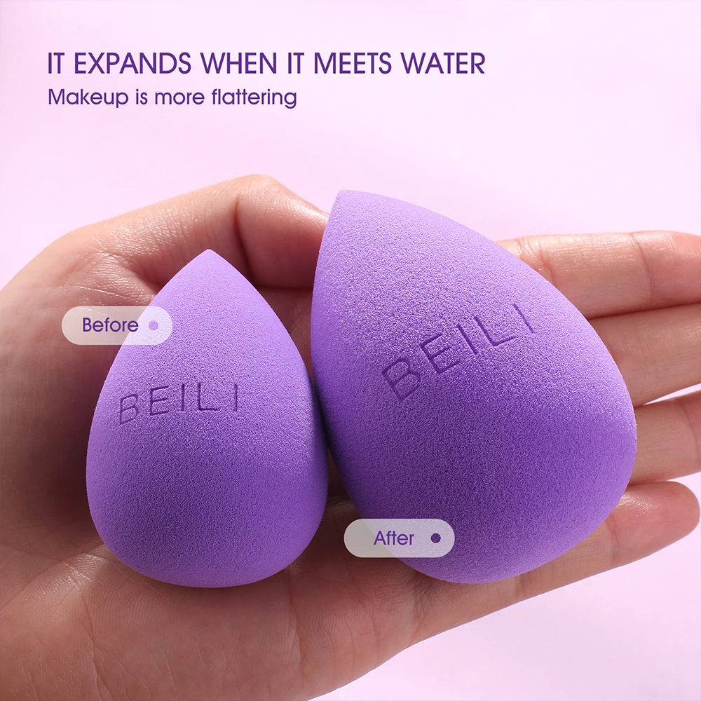 BEILI Newly Launched Super Sot Latex-Free Makeup Sponges Candy Colors Vegan Cosmetic Sponges Cheap Factory Price