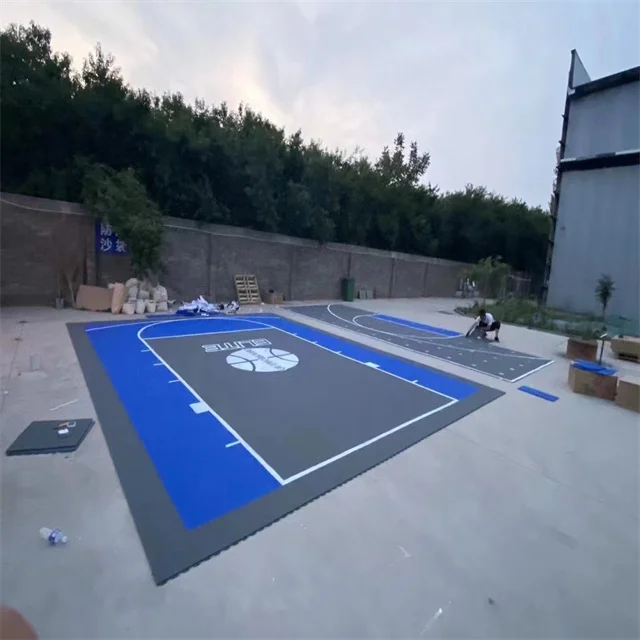 Mini Basketball Court 3x3 Half Basketball Court Flooring Street Basketball Court Plastic Tile