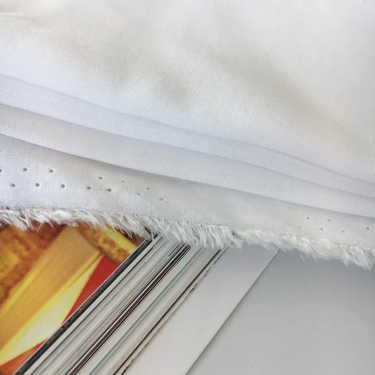 20% Nylon 80% rayon dyed striped Japanese scarf white sheer voile fabric for hijab