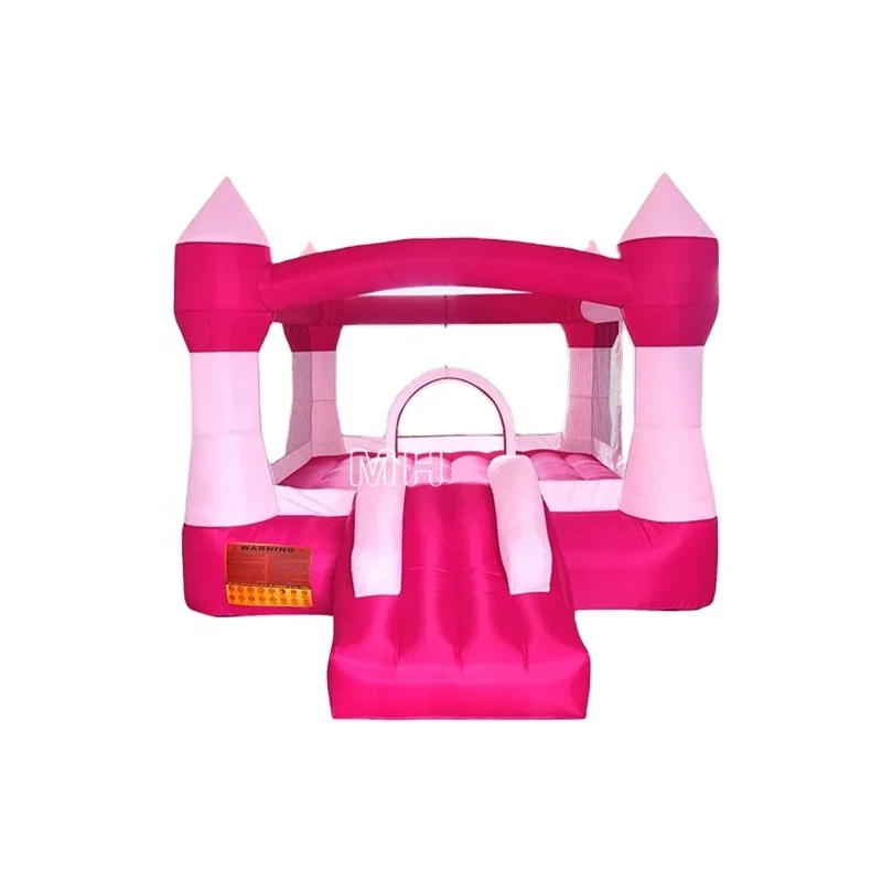 Популярный, Лидер продаж, дешевый, детский, розовый, надувной батут, замок для семейного использования