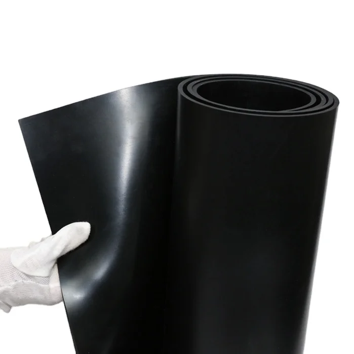 Factory Sale Custom 5mpa Hypalon Fabric SBR Rubber Sheet