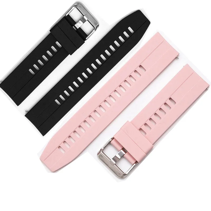 Factory Price Silicone Watch Strap for Huawei Watch GT2 GT3 20mm 22mm Watch Band