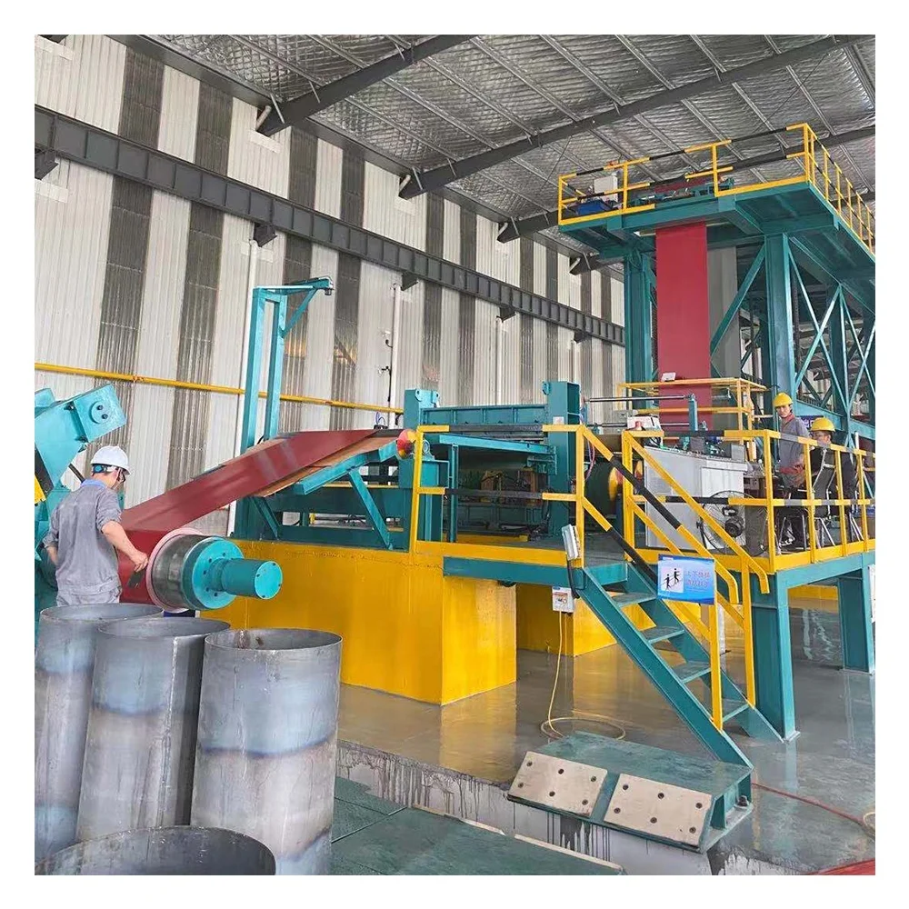 Colored cold steel coil production line with coil color coating continuous machine