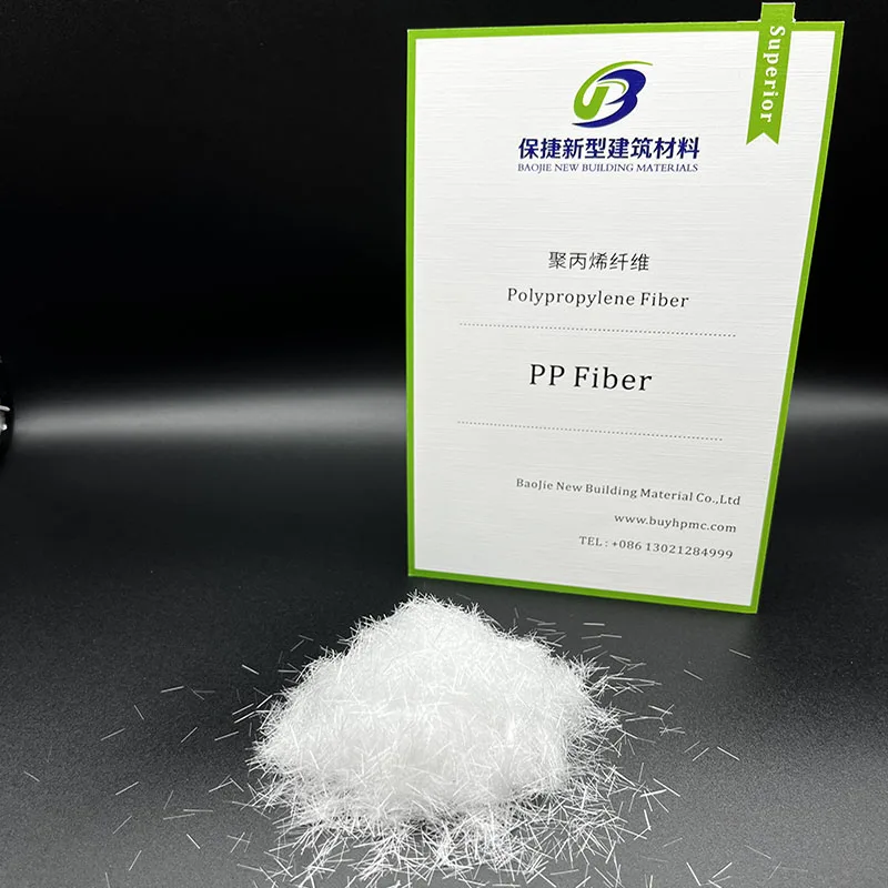 Polypropylene Micro Fiber Construction Concrete Cement PP Fiber