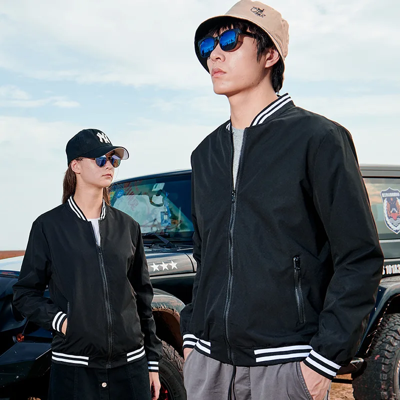 Wholesale Baseball Jacket Custom Outdoor Windbreaker For Varsity Jacket Man Pilot Waterproof Plus Size Bomber Jackets