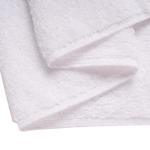 Wholesale Luxury Hotel 100% Cotton white Embroidery Dobby Border Terry Towel bath towel face towel