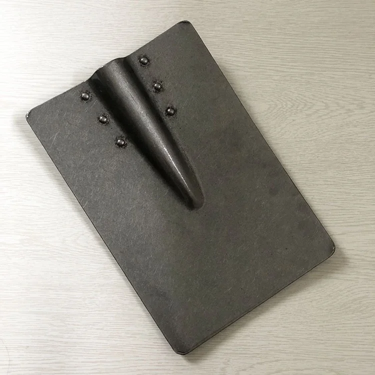 Hot selling pure steel natural color anisotropic steel spade