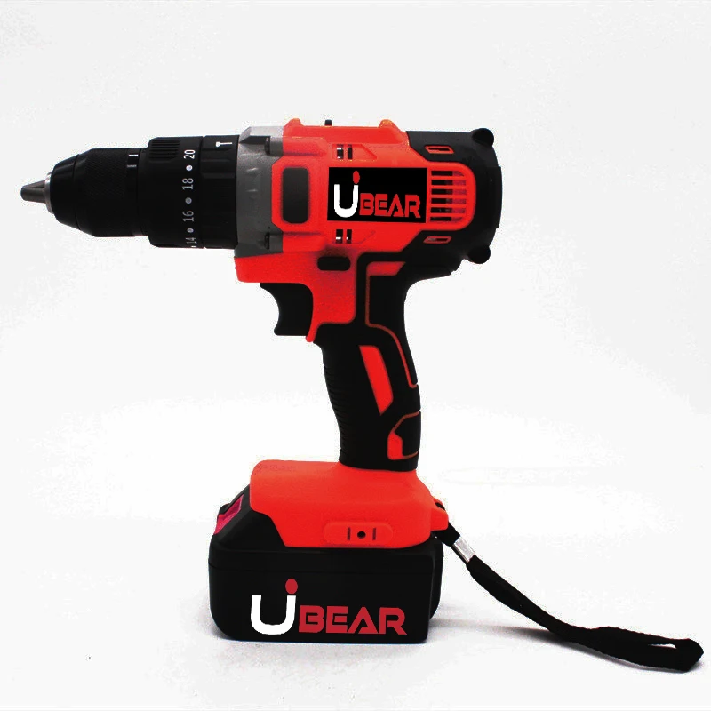 2022 High quality impact drill cordless rechargeable lithium battery cordless electric hand drill 21v cordless drill