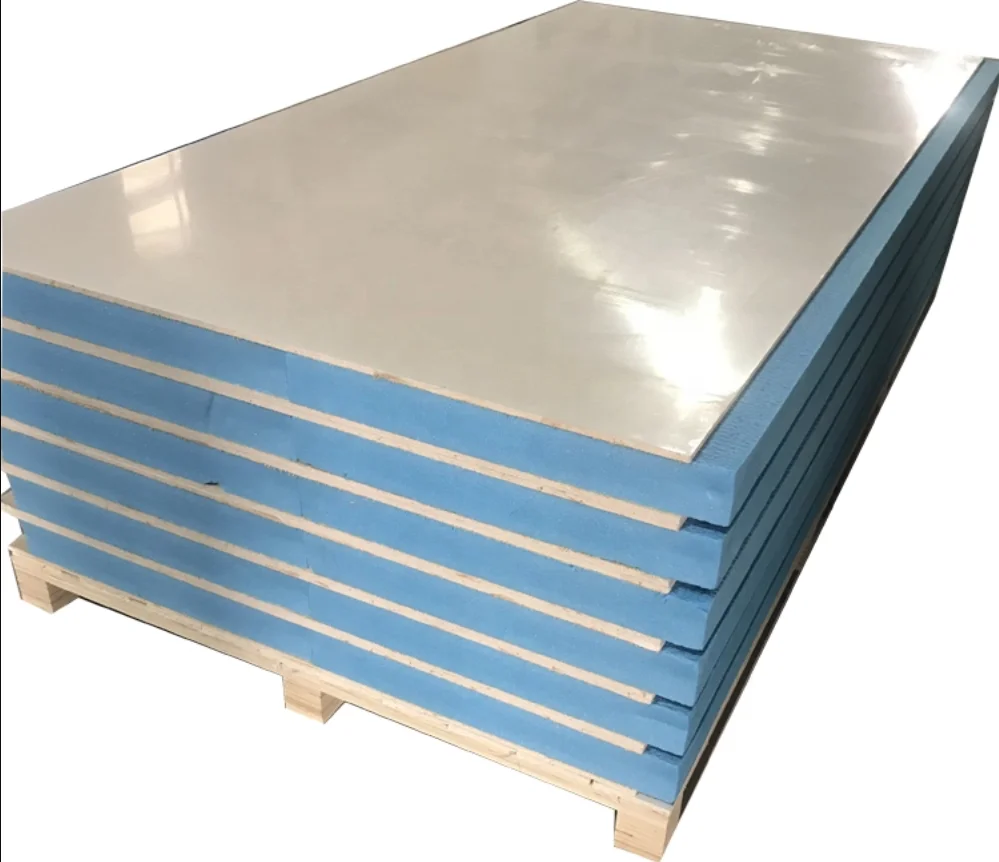 MGO SIP Panels with EPS/ XPS/PU core fireproof materials Magnesium oxide sandwich panel for exterior wall