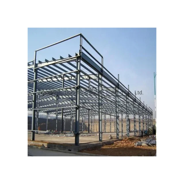 Fireproof Steel Structure Designed easy install prefabricated cattle farming barn cow hangar shed steel structure