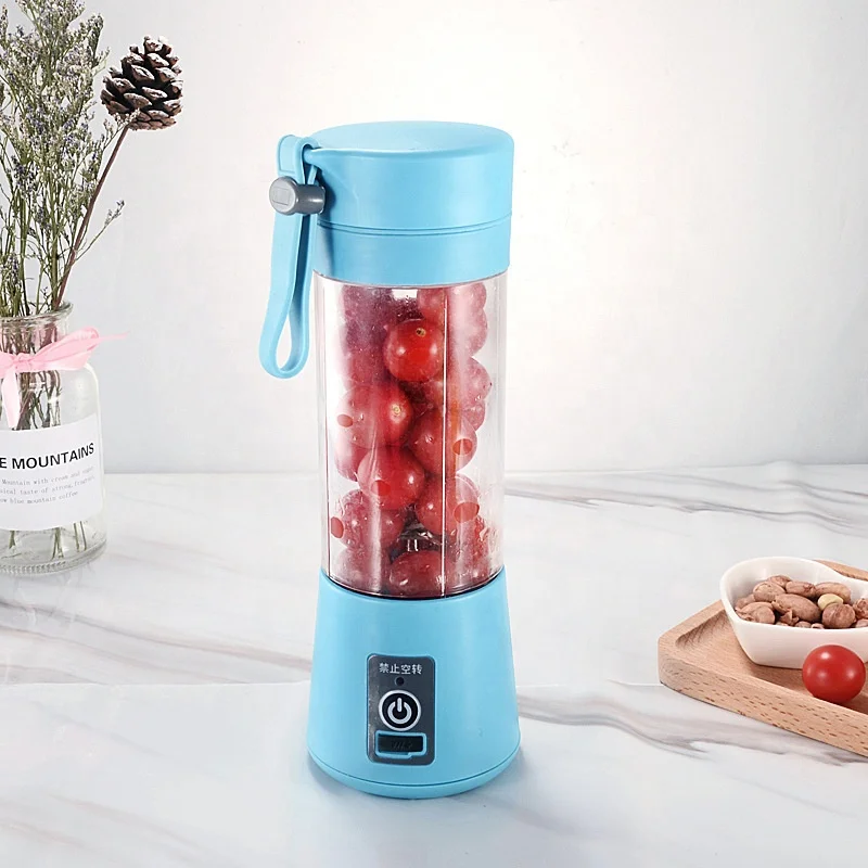 Hot Selling Juicer Cup 380ml USB Charging Portable Juicer Cup Factory Wholesale Battery 30 Plastic Stainless Steel Guangdong 3.7