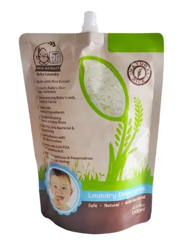 Biodegradable Reusable Stand Up Plastic Spout Bag Custom Fruit Juice Drink Packaging Spout Pouch Bag Juice Doypack With Nozzle