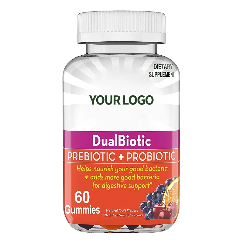 OEM  High Quality  probiotics gummies for adults weight loss & Detox