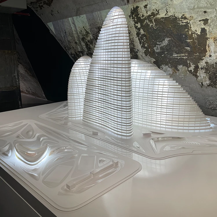 Профессиональный новый продукт пластиковый SLS быстрый прототип разработка 3d-печати модель здания