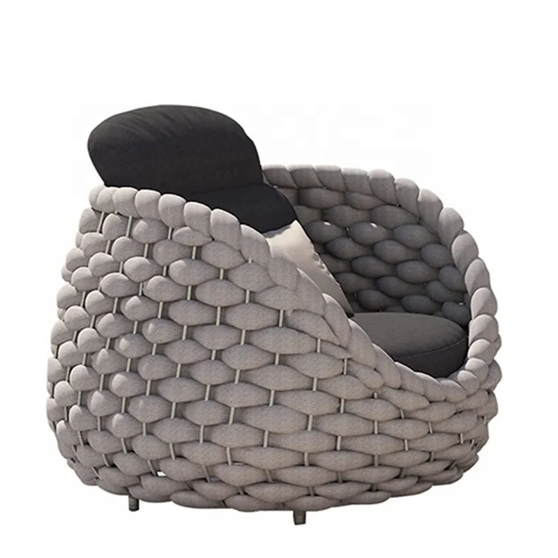 Modern Design Cheap Price Outdoor Garden Wicker Furniture All Weather Outdoor Sofa